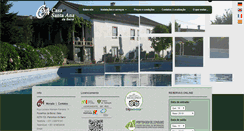 Desktop Screenshot of casadesantaanadabeira.com